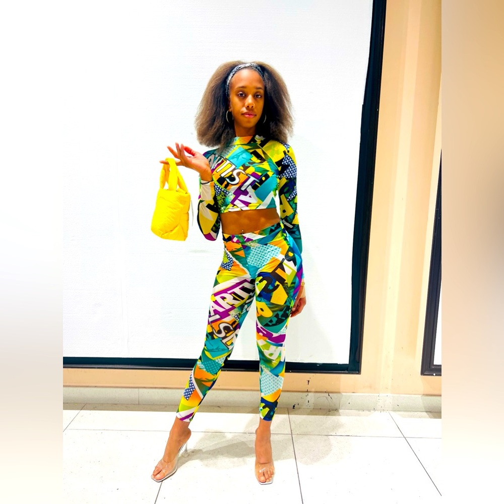 Bougie Girl crop top set